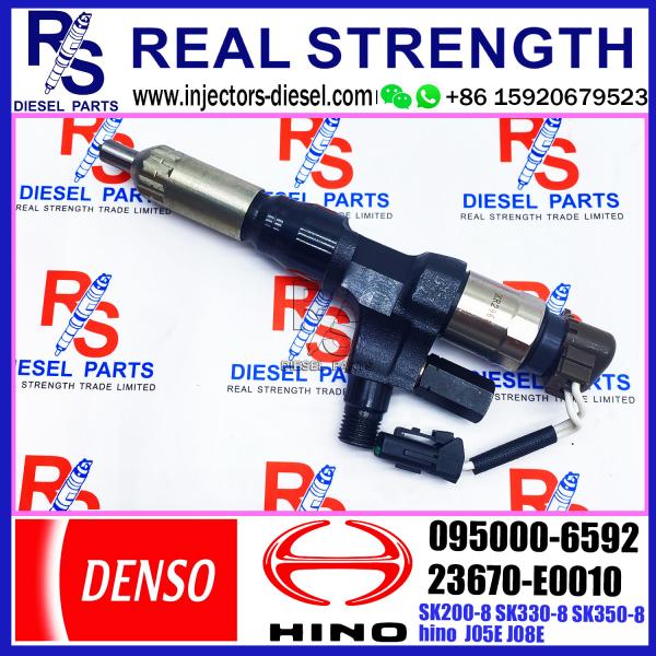 Diesel Fuel Injector 095000-6593 095000-6594 095000-6592 For Kobelco Excavator /