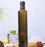 Glass Collar 100ML 250ML 500ML Clear White Black Olive Oil Bottle with