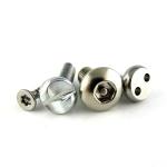 Truss Head Stainless Steel Tamper Proof Pig Nose Security Screw INCH Measurement
