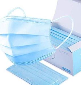 Wholesale Single Use Disposable Surgical Mask Three Layer Bacteria Proof Non Irritating from china suppliers
