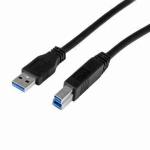 Super Speed Black USB3.0 AM to BM Cable 1.5M
