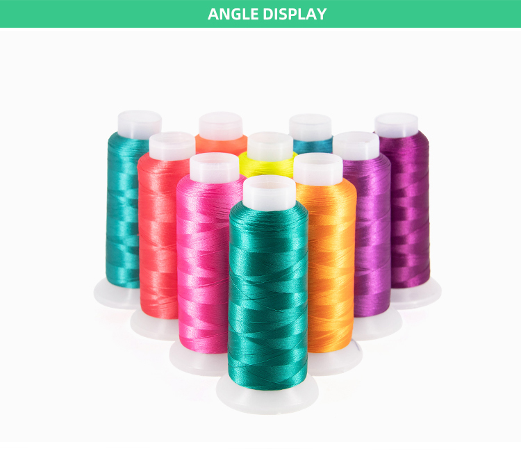 Marathon Color 100% Polyester Embroidery Thread for Machine Embroidery Samples