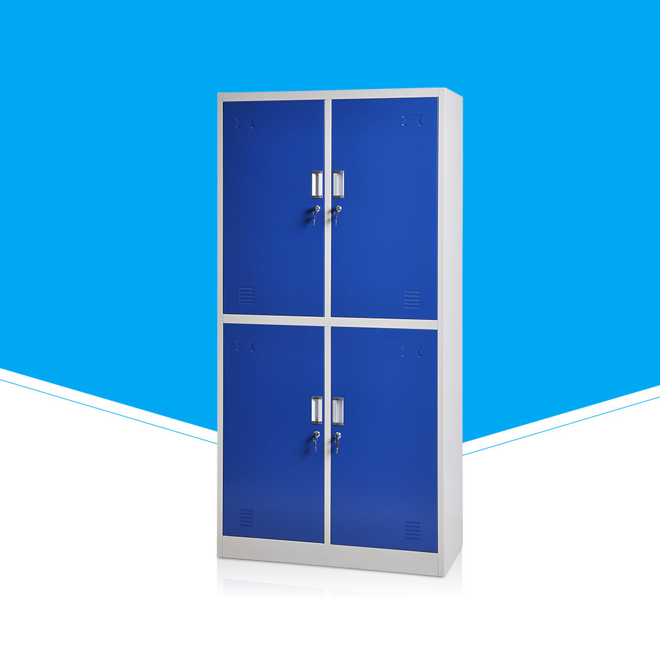 Durable Steel Locker Cupboard Metal Luggage Locker For School Compartments Gym