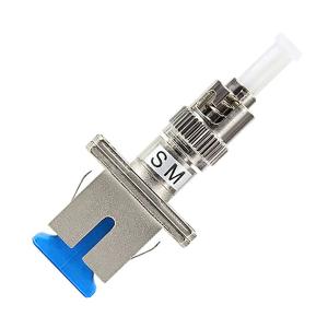 Wholesale ST Male To SC Female Single Mode Simplex Fiber Optic Hybrid Adapter from china suppliers