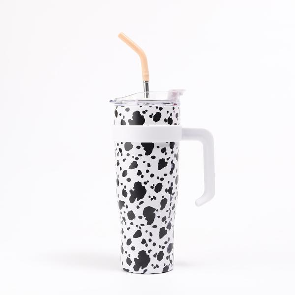 Reusable 40oz Car Travel Mug | Spill Proof / Vacuum Insulated Stainless Steel