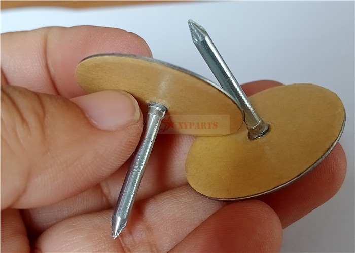 Carbon Steel Di Electric Cup Head Pins For Fixing Fiberglass Insulation On Metal Ductwork