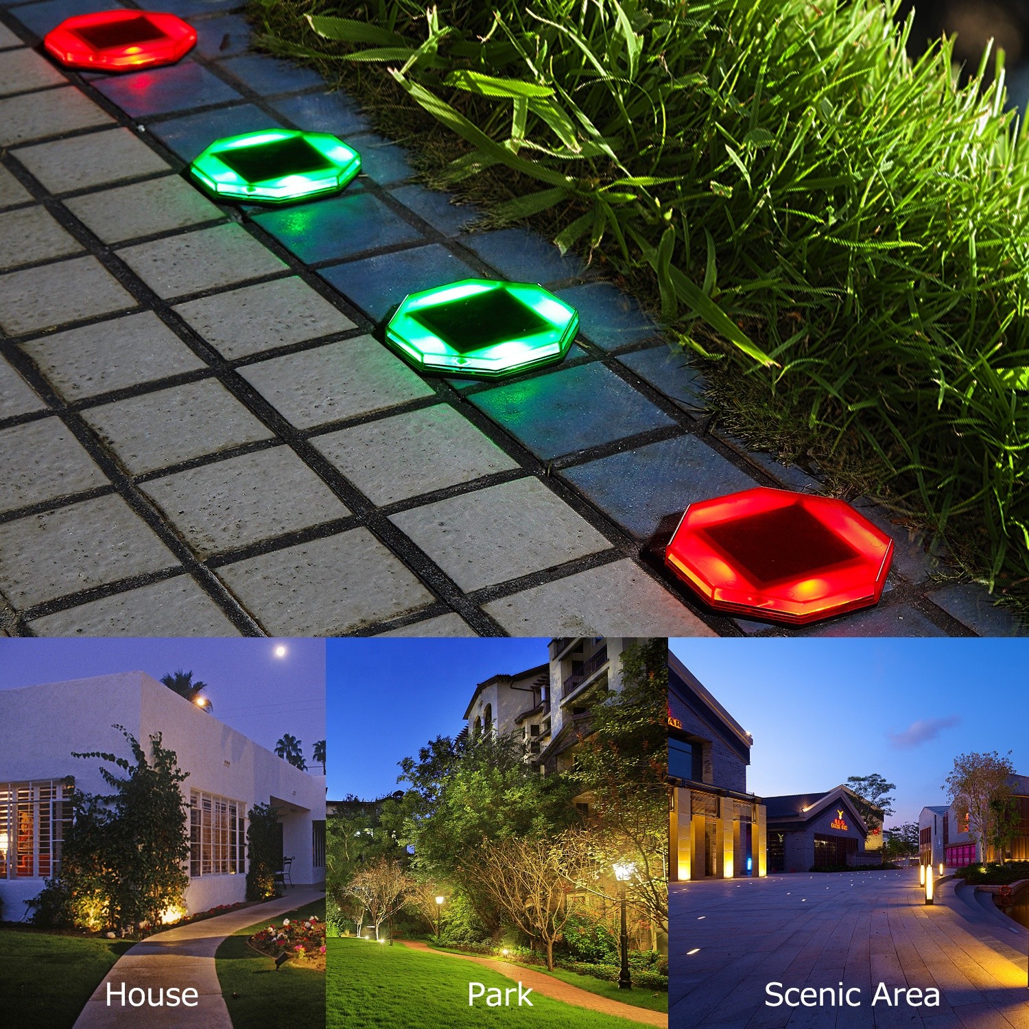 Energy Saving Waterproof Underground Light , In Ground Landscape Lights