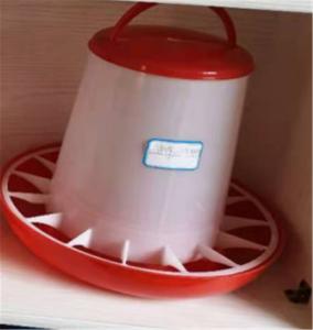 Wholesale Plastic Poultry Feeder Pan Bucket Water Drinker Farm Equipment Auto 10kg Chicken Feeder from china suppliers