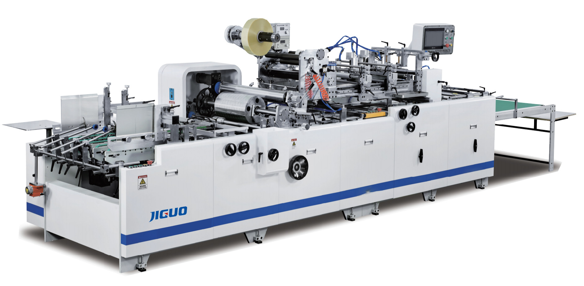 150×150mm Paper Automatic Window Box Patching Machine Corner V Cut And Creasing