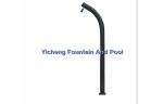 PVC Material Swimming Pool Accessories Elbow and Curved Solar Showers 25 Liter