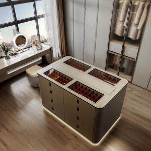 Wholesale Fadior Blue Grey Luxury Stainless Steel Walk-In Closet With Modern Design And Superior Durability from china suppliers