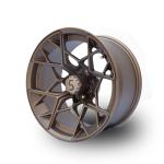 Custom 14 Inch Bronze Golf Cart Wheels Aluminum 4/101.6 Bolt