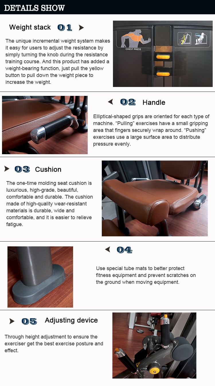CE Commercial Grade Gym Equipment Seated Leg Extension Workout Machine