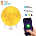 Magnetic Floating Smart WiFi LED Light 3D Printing Moonlight Living Room