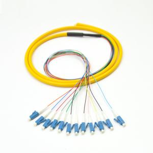 Wholesale LC UPC 12 Core Bundled Optic Fiber Patch Cord from china suppliers