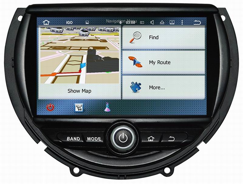 Ouchuangbo car radio stereo multimedia android 5.1 for mini coope 2014 with 1024*600 MP3 Cortex A9 4-core