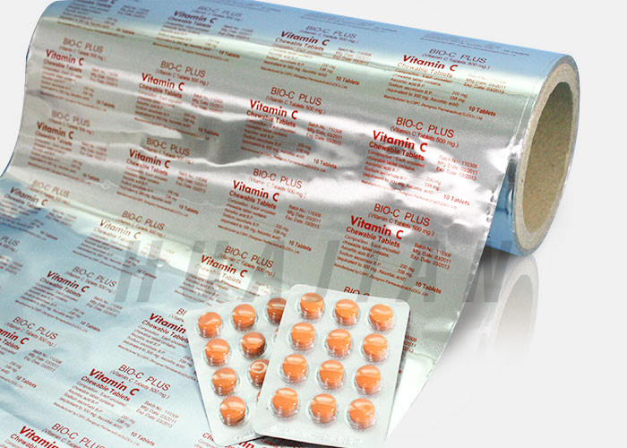 Heat Sealing Coated Medicine PTP Pharmaceutical Aluminum Foil