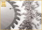 Gray Sintered Tungsten Carbide Saw Tips Nickel Coated For Wood Cutting