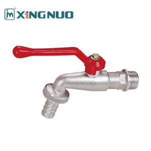 Wholesale male threaded red straight handle 1/2 inch Brass Bibcock with Ceramic Valve Core for Kitchen and Bathroom from china suppliers