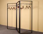Customized Design Garment Storage Rack / Industrial Clothing Rack Easy Assemble