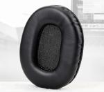 Black Headphone Leather Cover Soft Foam PU Material For Sony MDR-7506