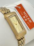 Analog Display Stainless Steel Strap Watch Mineral Dial Wrist Watch With Metal