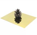 Color PVD Coated Mirror Polished Stainless Steel Plate (Gold/Rose Black)