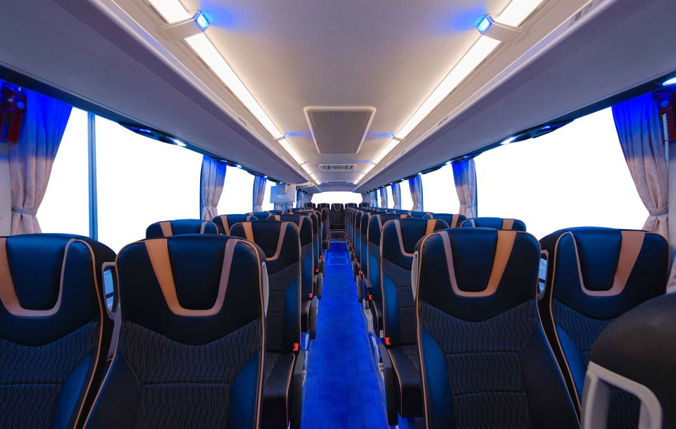 12140*2550*3850mm 264kw Luxury 12M 65 Seats Used Coach Bus With 12140*2550*3850mm
