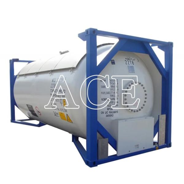 9 High Stacking T50 LPG Liquid Chlorine Gas 20ft ISO Tank Container 18/23.45Bar
