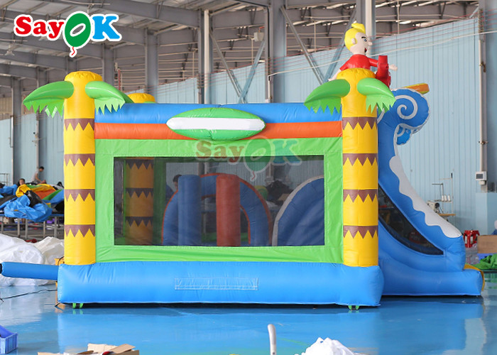 Customized Surf Boy Adventure Bounce House Inflatable Bouncy Castle Bounce Jumping