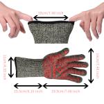 Food Grade Silicone Heat Resistant Barbecue Gloves 13.5 Inch Aramid Fabric