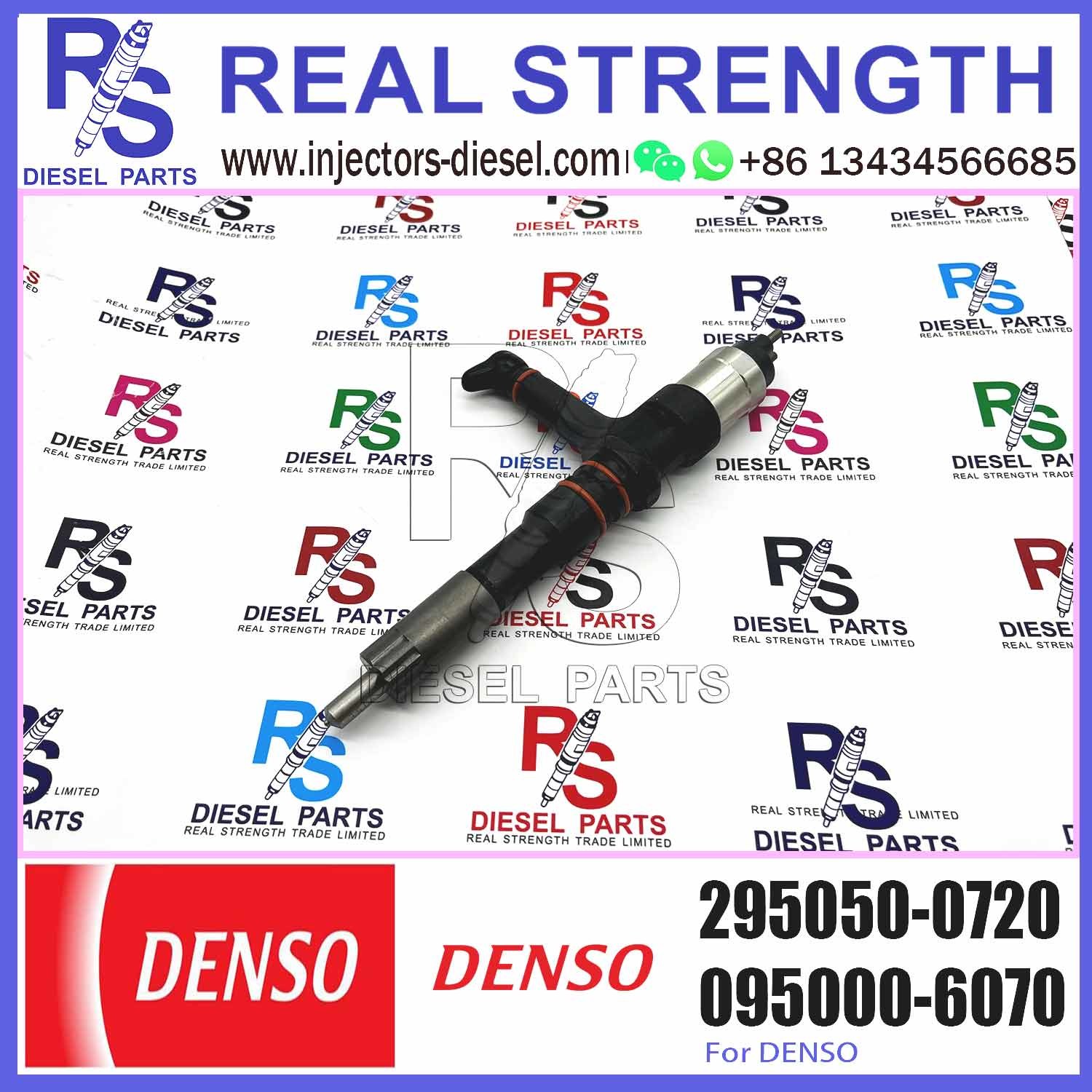 High quality fuel injector 6252-11-3100 295050-0720 with Genuine packing for SAA6D125E-6 engine assembly