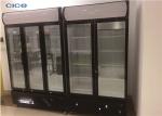 Large Upright Display Refrigerator , Upright Glass Door Display Freezer