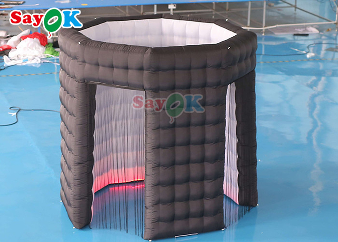 Oxford Cloth Inflatable Photo Booth Enclosure Backdrop Mini Inflatable Tent