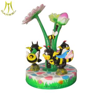 Wholesale Hansel 3 seats mini carousel for sale ride on horse toy pony for kids carousel amusement park from china suppliers
