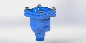 Wholesale RAL 5010 Combination Air Release Valve EN1074-4 AWWA C515 from china suppliers
