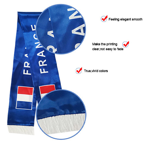 Qatar Espana Brazil Portugal France Football Fans Scarves Custom Apparel Accessories