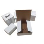 Custom Logo Printed White Paper Folding Shipping Box for Craft Cosmetic Custom