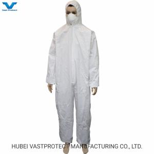 Wholesale En1073 CE Cat 3 Type 5 6 Anti-Static Waterproof Disposable Microporous Coveralls from china suppliers