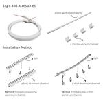 24V/12V.DC 10W Custom Flexible Neon Light Strip For Ceiling Room Decoration