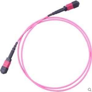 Wholesale Optic fiber Trunk Cable OM4 12 core female MTP/MPO Patch Cord from china suppliers
