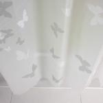 Walmart Bathroom Disposable Plastic PEVA bath shower curtain