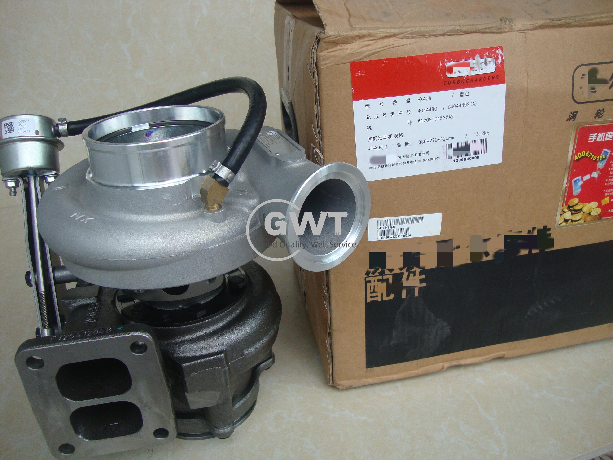 Factory turbos 4043978 2835143 turbocharger 4033347 4043978 HE221W for ISDe