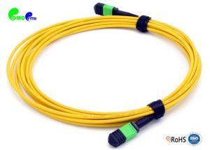 China SM 24F 10M MPO Female - MPO Female MPO Trunk Cable For 40G / 100G Data Center Solution on sale