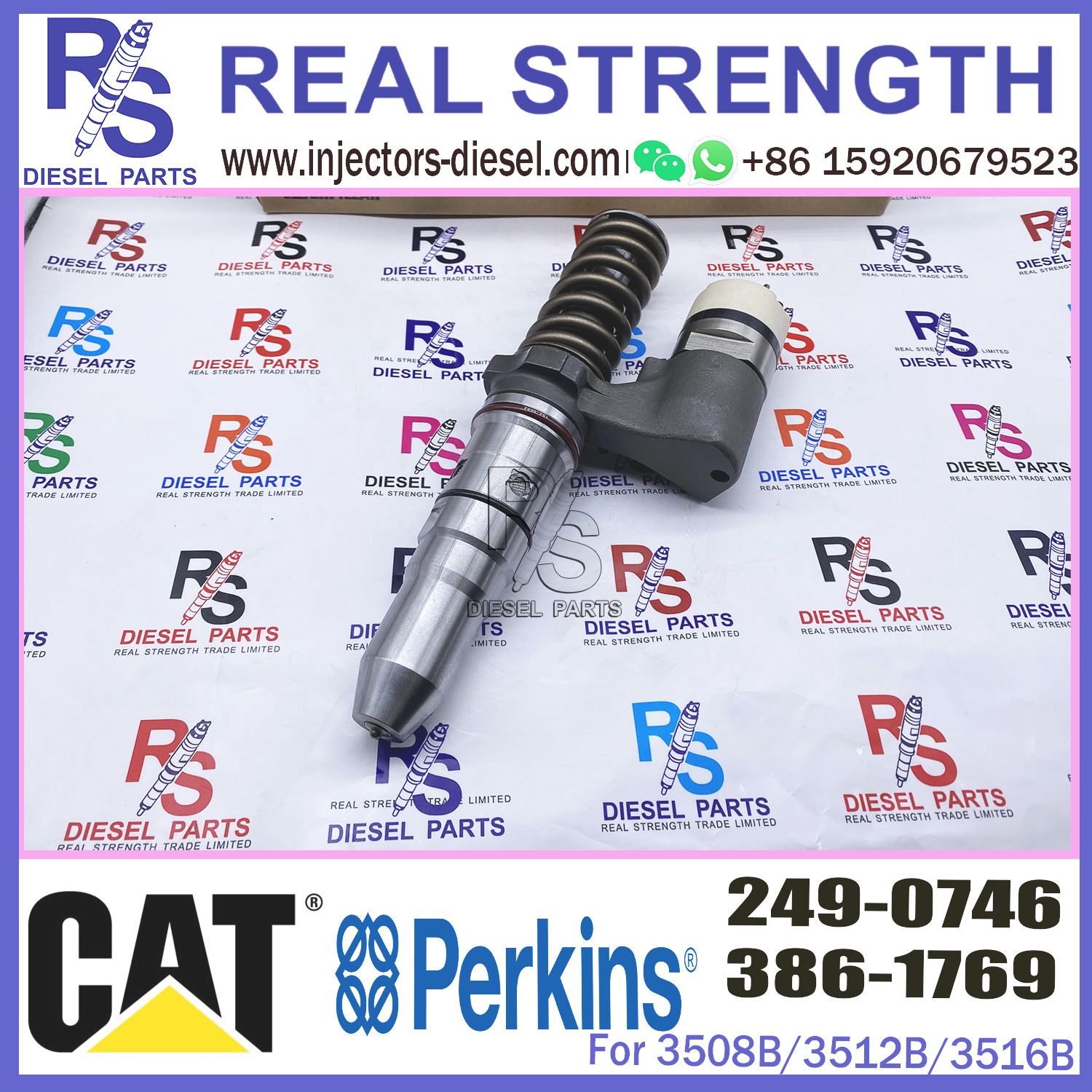 Diesel Engine 3512B Caterpillar Fuel Injector 2490746 249-0746 386-1769