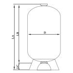 Industrial Water Treatment Consumables Tank FRP Material 18" 63"