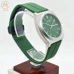 ODM Fashion Sport Minimalist Niche Silicon Strap Watch With Stainless Steel Case