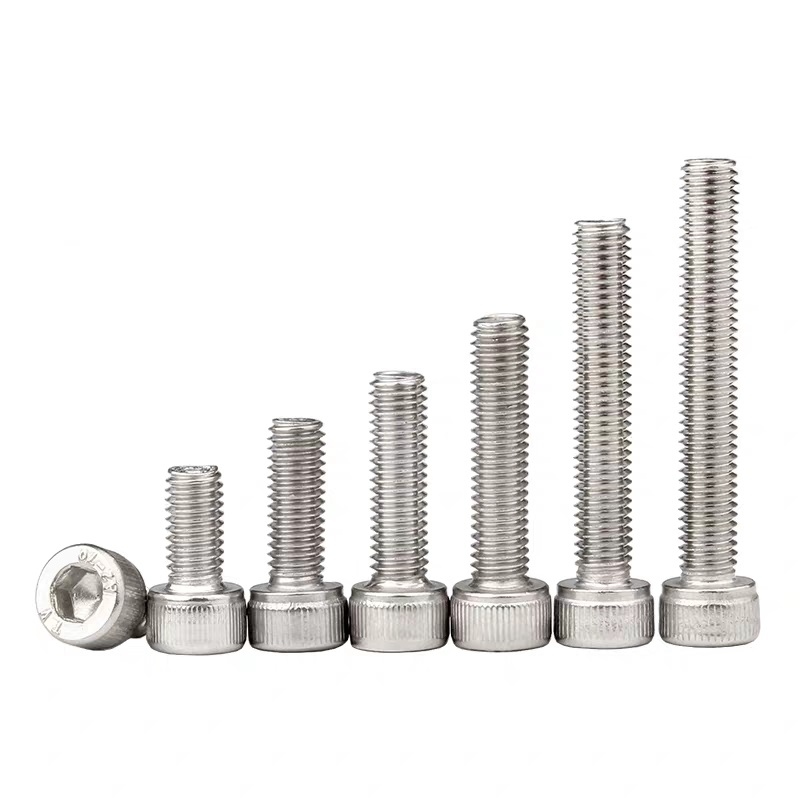 DIN912 Standard Plain Finish Hexagon Socket Head Cap Screw Bolt M2 M2.5 M3 M4 M5 M6 M8