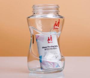 Wholesale BAP Free OEM 200ml Glass Baby Feeding Bottles With Nipple from china suppliers