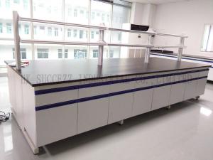 Wholesale Adjustable Foot Biology Lab Furniture 16mm MFC Board Steel - Wood Casework from china suppliers
